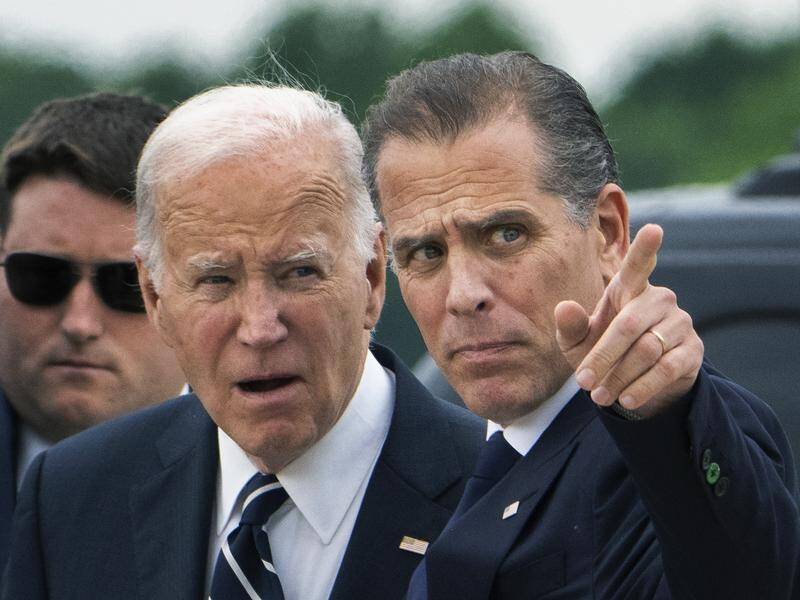 US President Joe Biden's son Hunter has withdrawn plans for a new gun trial. (AP PHOTO)