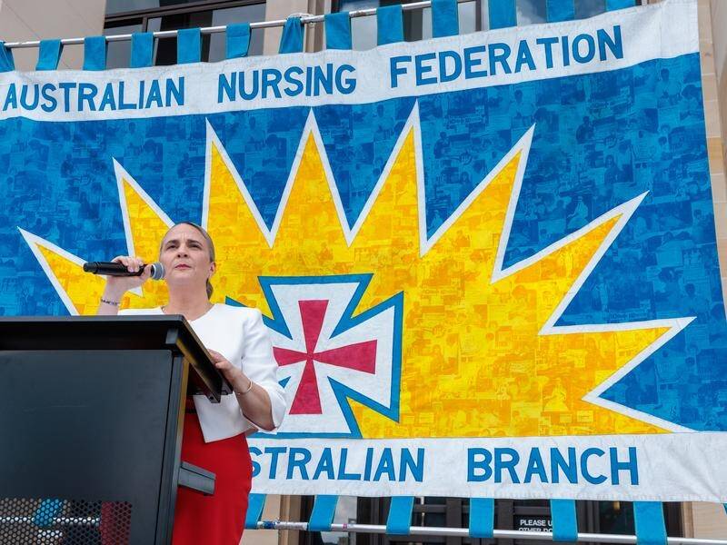 Union secretary Janet Reah says WA nurses and midwives remain the lowest paid in the nation. (Richard Wainwright/AAP PHOTOS)