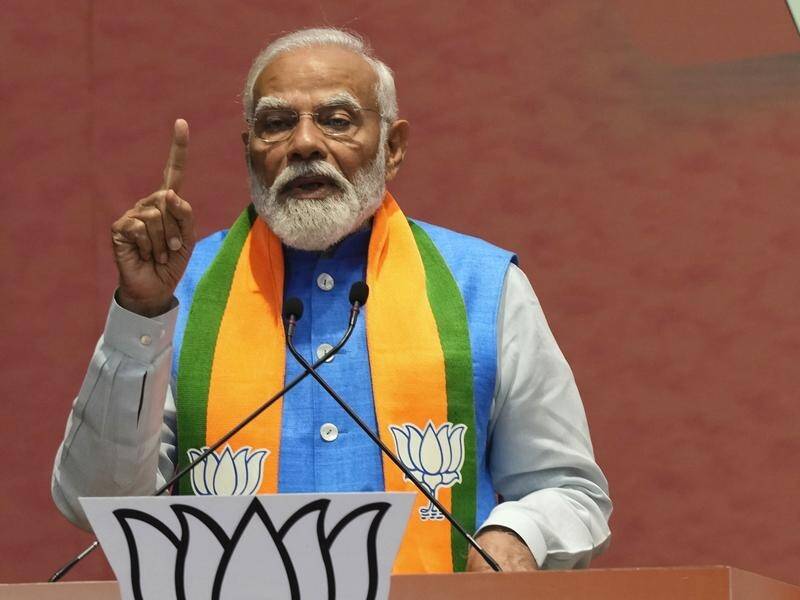 Modi promises India jobs, infrastructure if re-elected | Harden ...