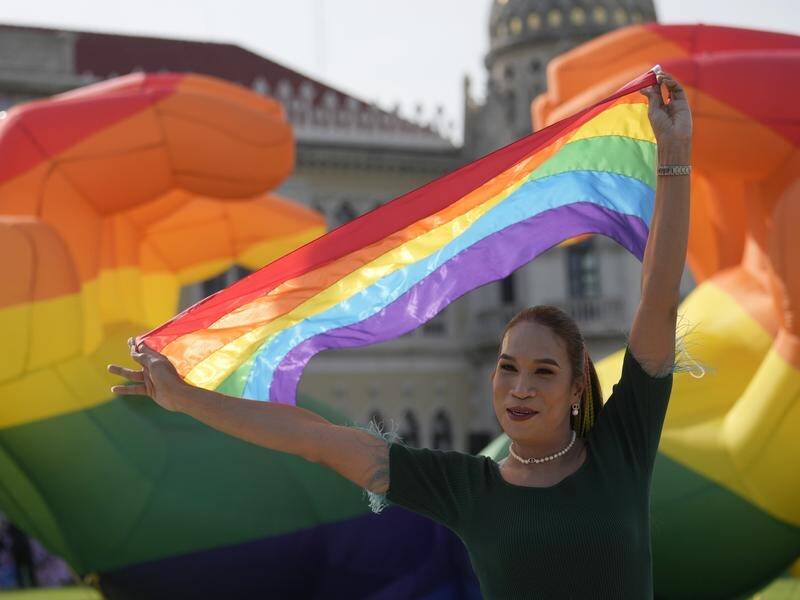 Thailand's Senate has voted overwhelmingly to approve a marriage equality bill. (AP PHOTO)