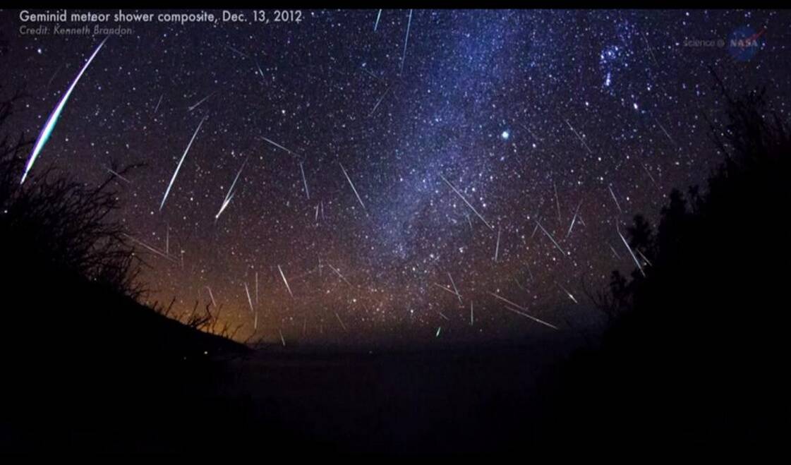 Social media reacts to Geminids meteor shower | photos | Harden ...
